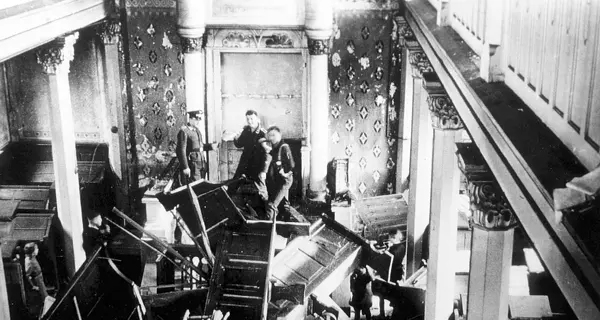 Zerstörte Synagoge in Kippenheim. Foto: Verein Ehemalige Synagoge Kippenheim